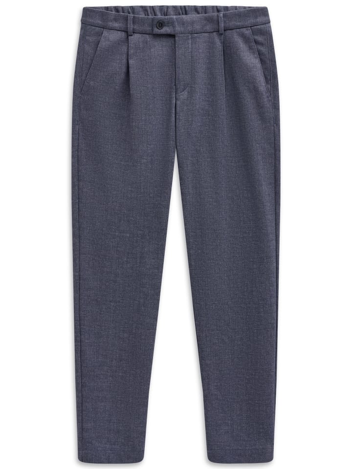 Bundfaltenhose in 370-marine