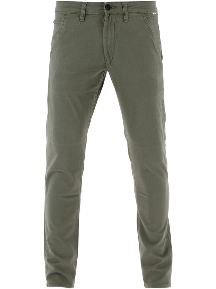 Stoffhose "Flex Tapered Chino" in Grün