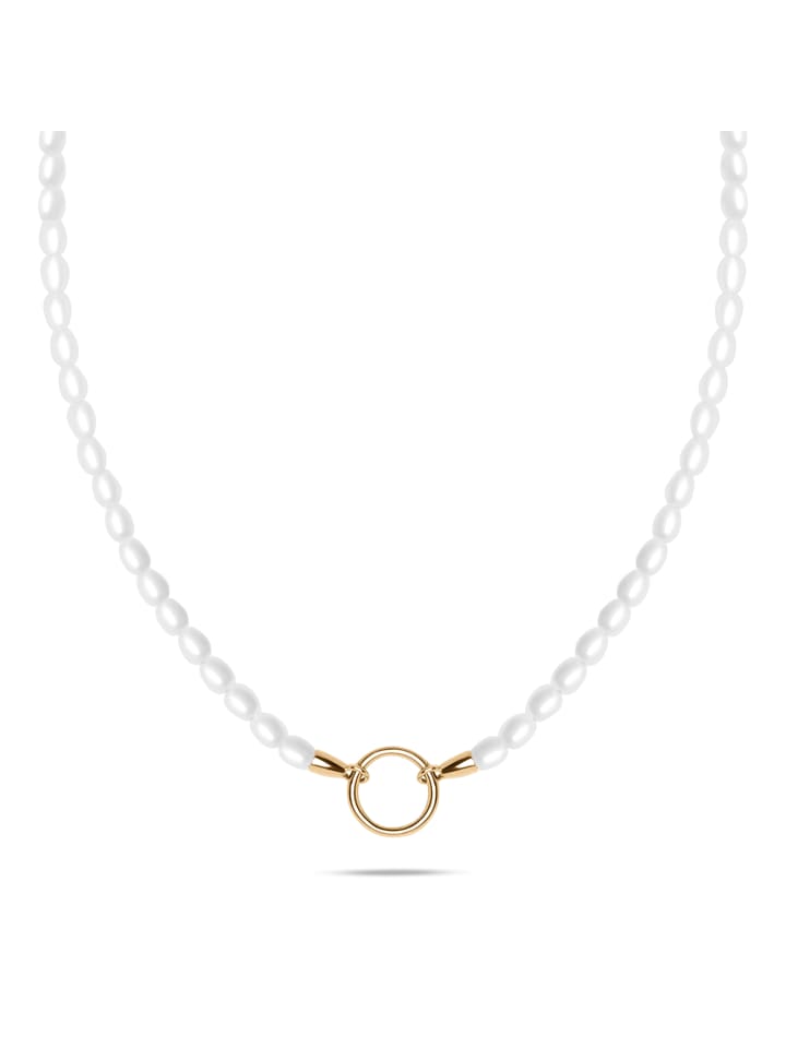 Halskette Pearl Charms in gold