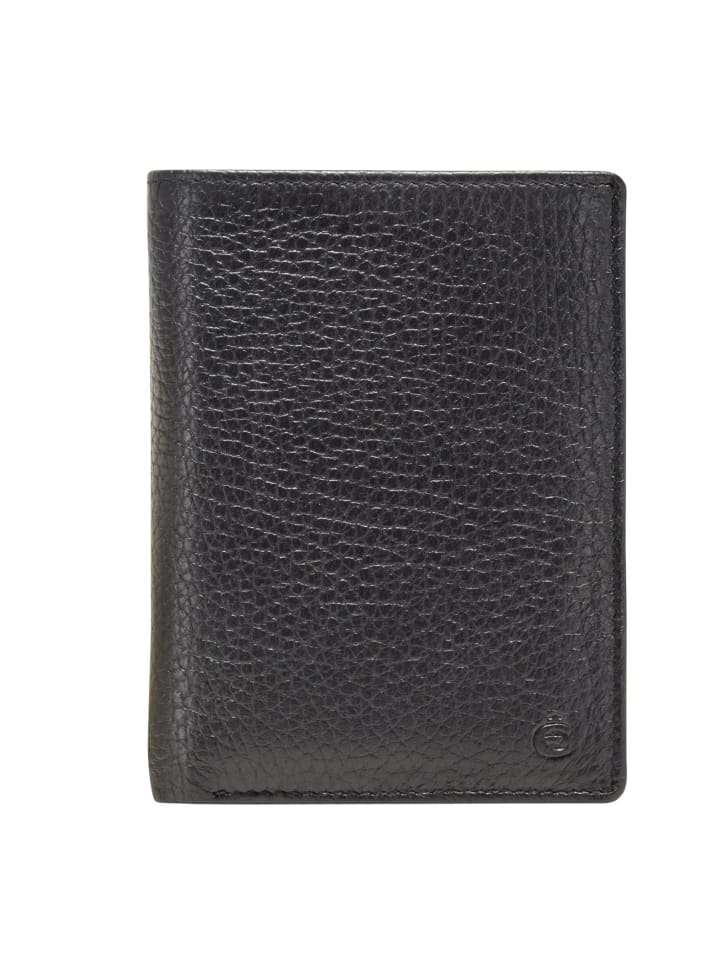 Deer Geldbörse Leder 9 cm schwarz