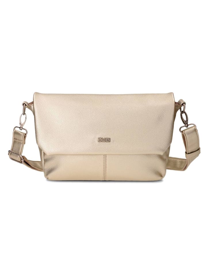 Mademoiselle.M Messenger 33 cm Laptopfach gold