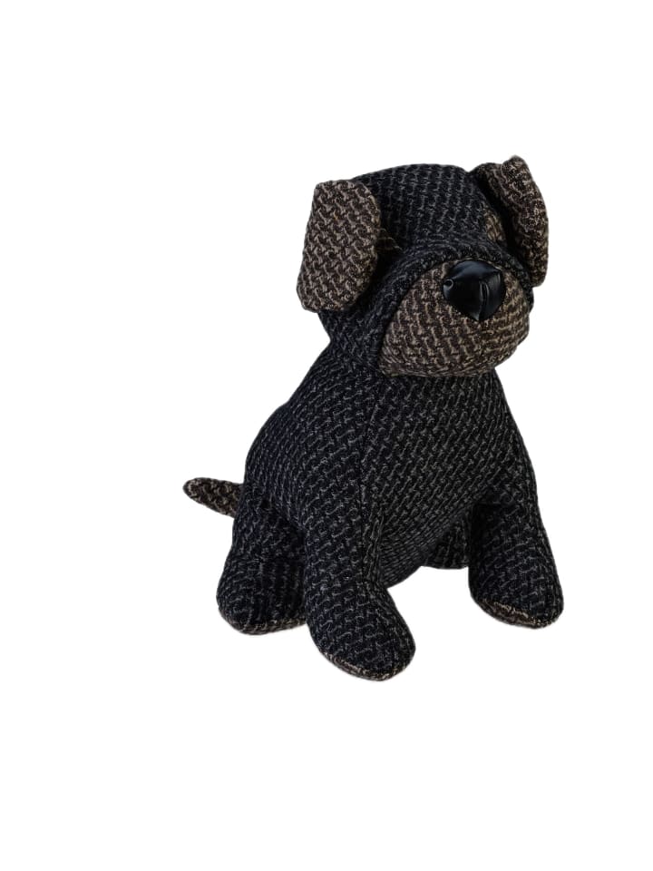 Türstopper "Hund" in Grau/ Braun