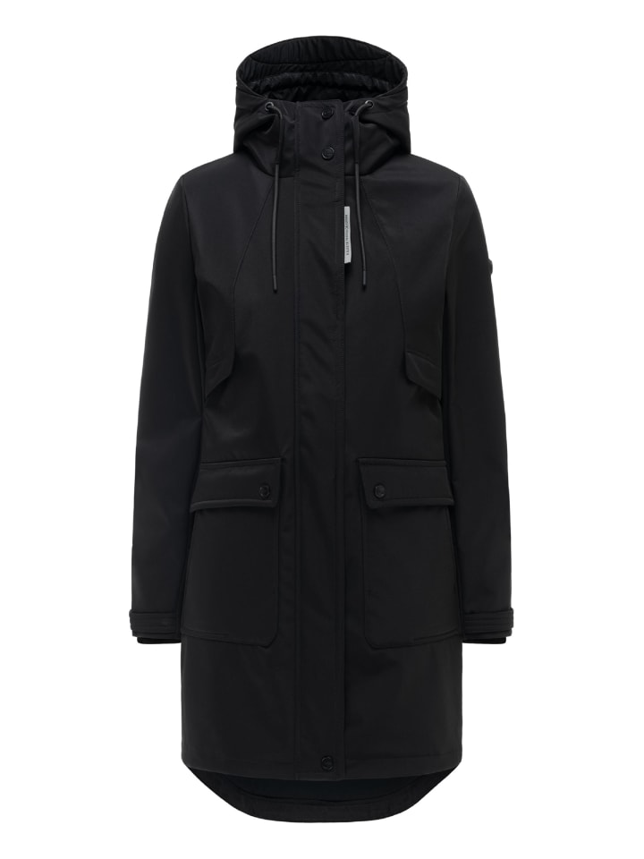 Softshellmantel Morgennebel 14 in Black