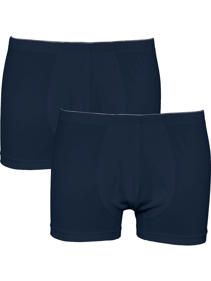 Baumwolle, Single-Jersey Pants 2er-Pack in dunkelblau