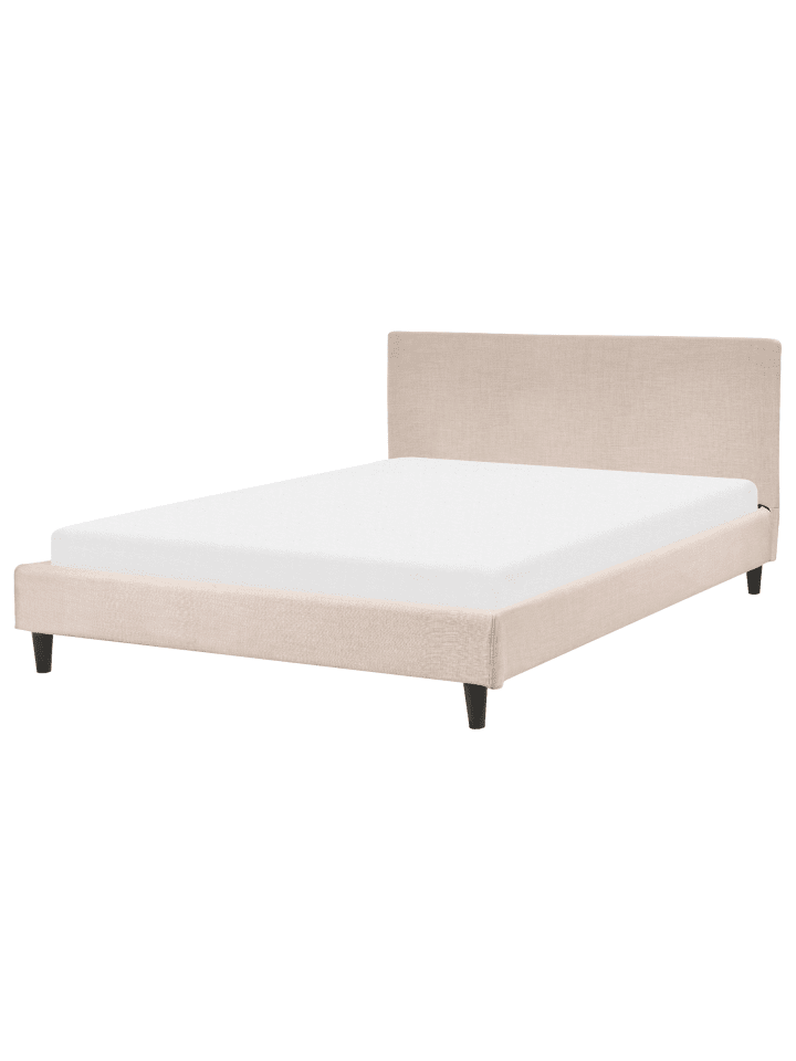 3-tlg Doppelbett FITOU in Beige/Braun