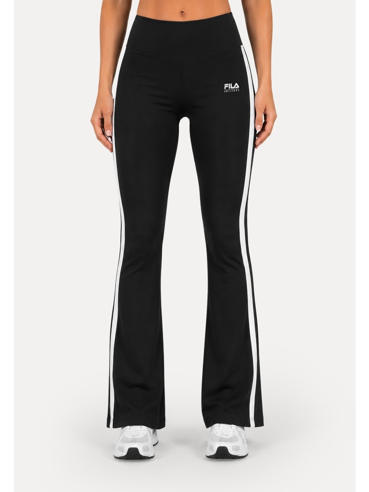 SMILODOX x FILA Schlagleggings Alassio in Schwarz