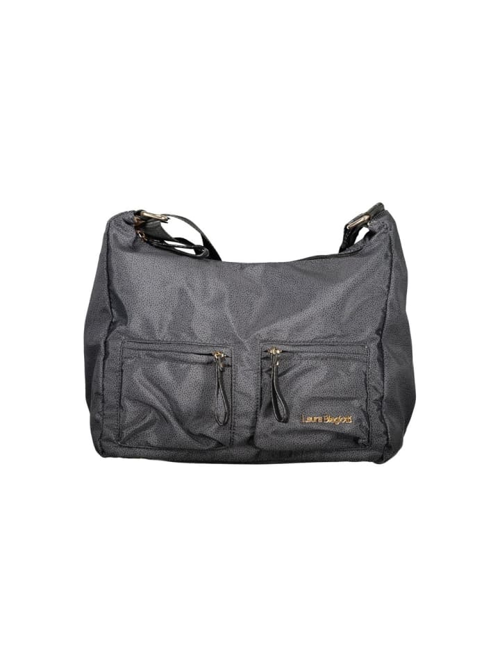Schwarz Polyester Damen Handtasche