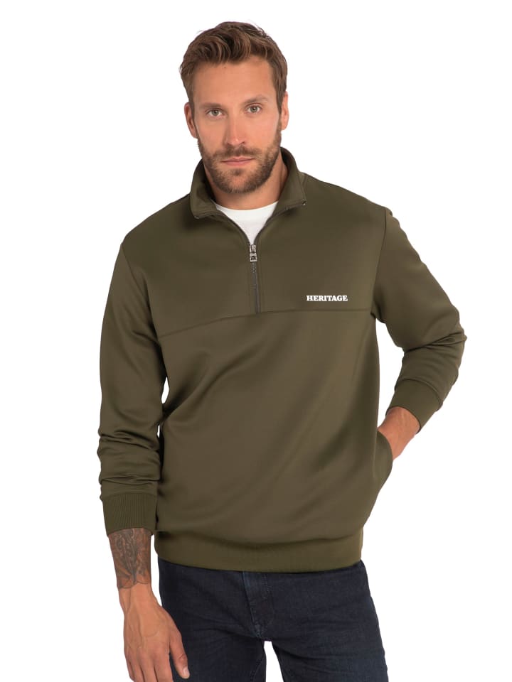 Sweatshirt in tannengrün