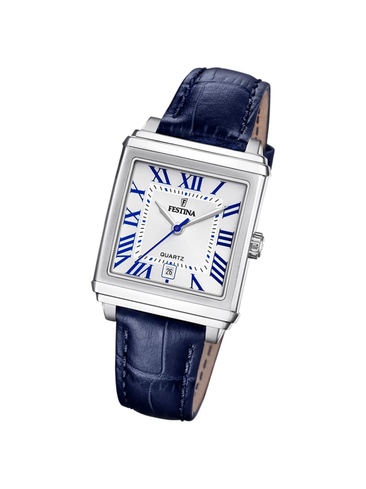 Analog-Armbanduhr Festina Trend blau groß (ca. 40mm)