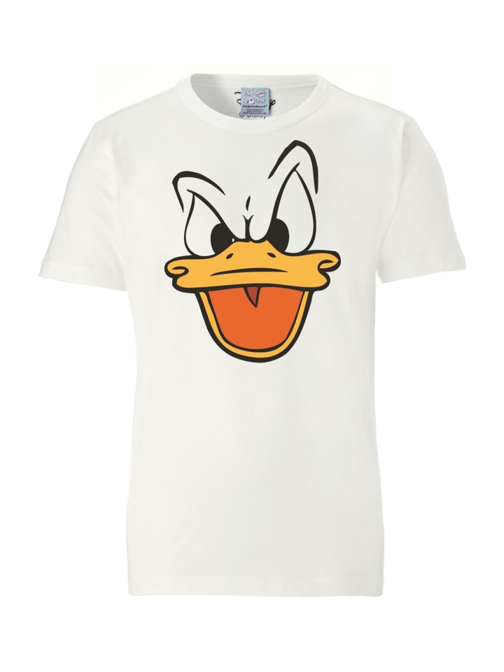 T-Shirt Donald Duck in altweiss