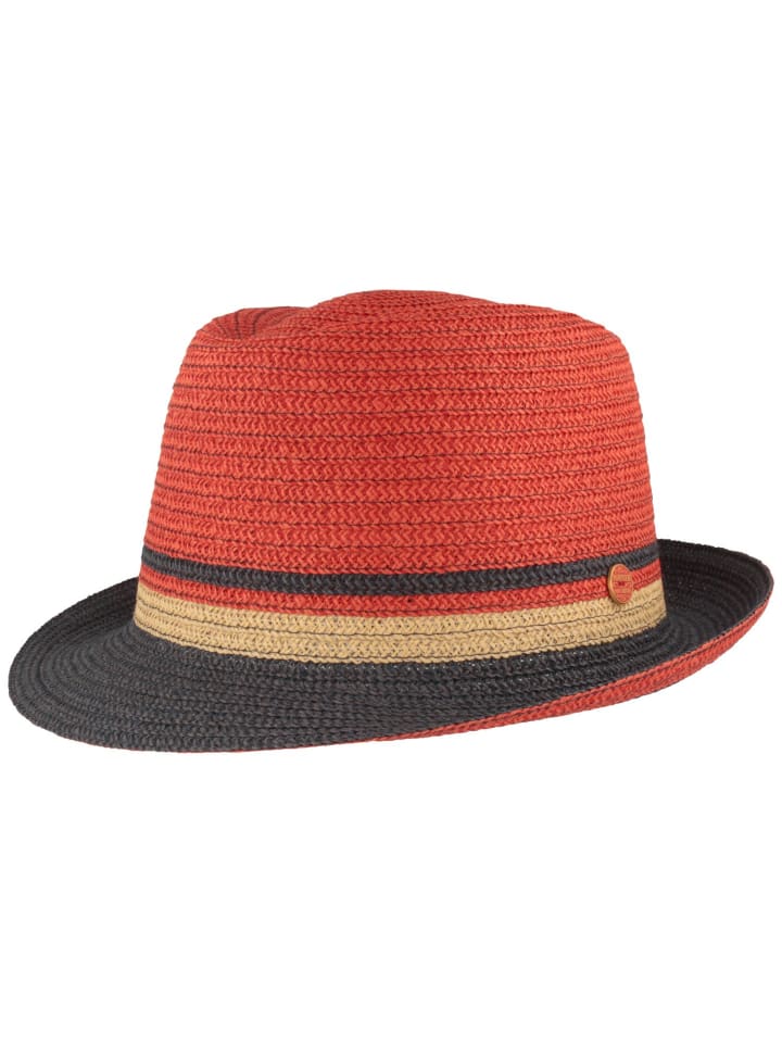 Strohhut in rot
