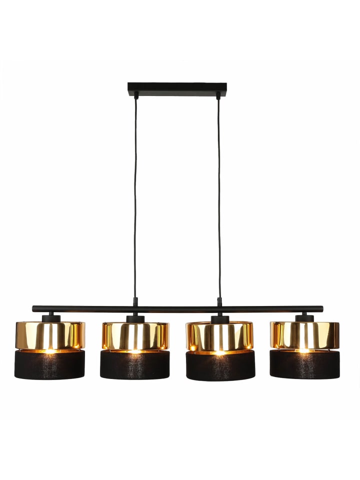 Pendelleuchte (B)20 x (L)94 x (T)95 cm in Schwarz Gold