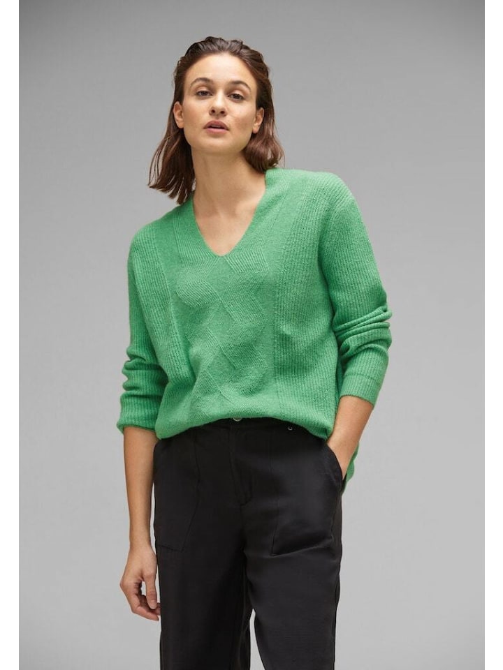 Fachvertrieb Street One Pullover in fresh green gentle kaufen günstig melange | limango