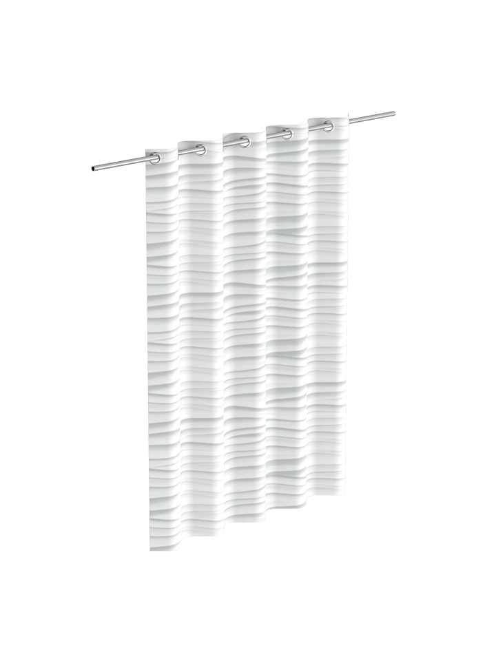 Duschvorhang, White Wave