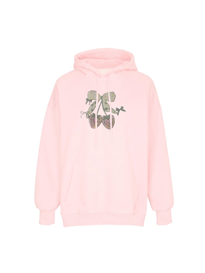 Women Hoodie in Light Rose