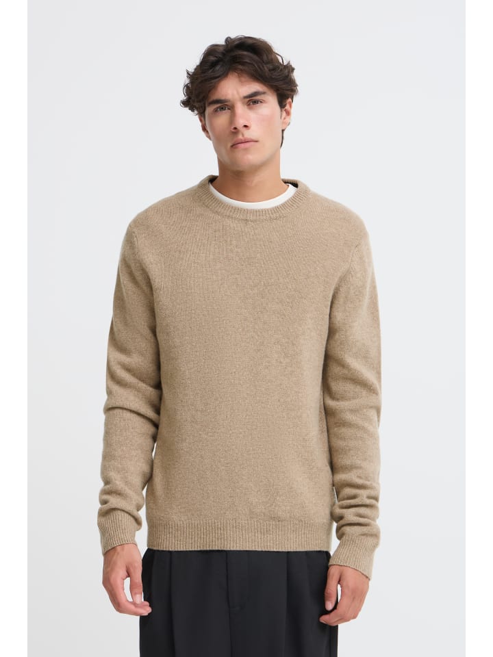 Rundhalspullover CFKarl in Beige