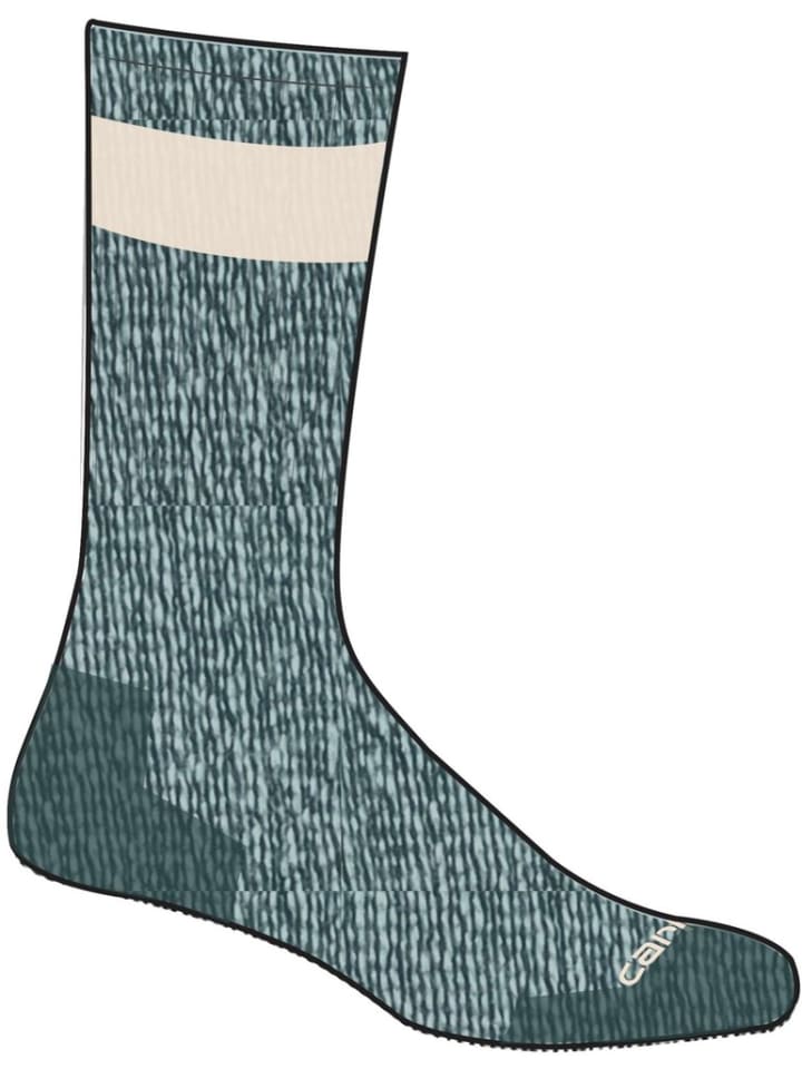 Socke in Blau