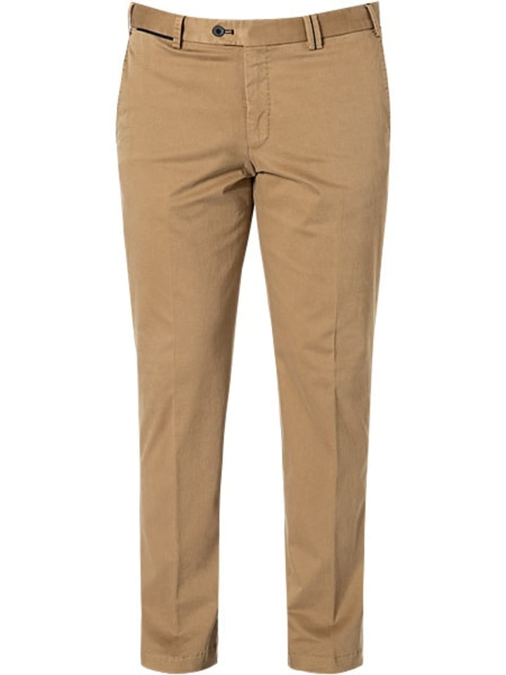 HILTL H-Hose Baumwolle lang in Ocher beig