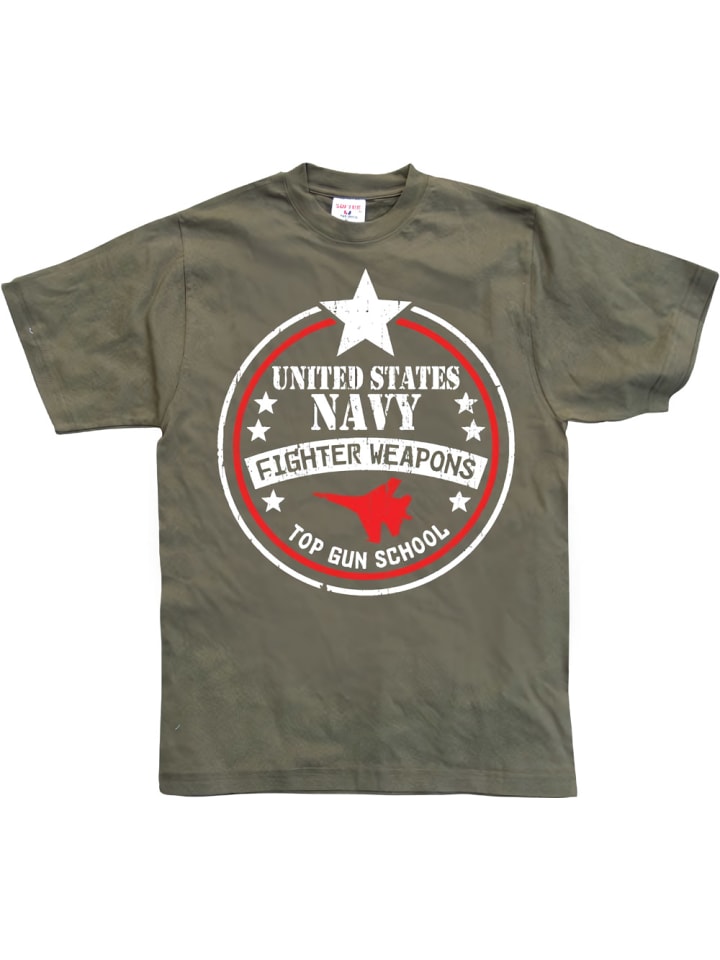 T-Shirt "School Vintage T-Shirt" in Grün