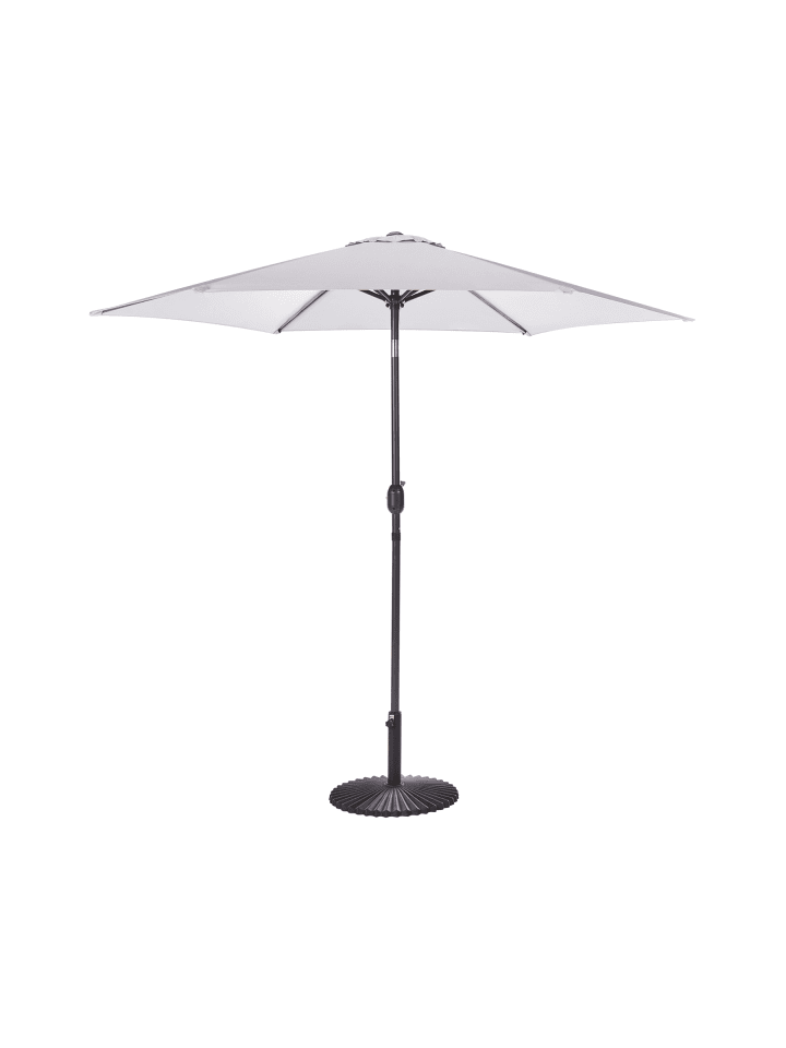 Marktschirm VARESE in Grau - (W) 266 x (H) 238 x (L) 266 cm