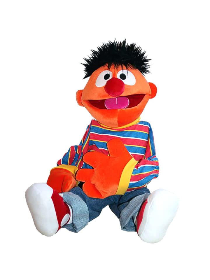 Ernie | Hand-Puppe | Sesamstrasse | 50 cm | Plüsch-Figur | Kuschel-Tier
