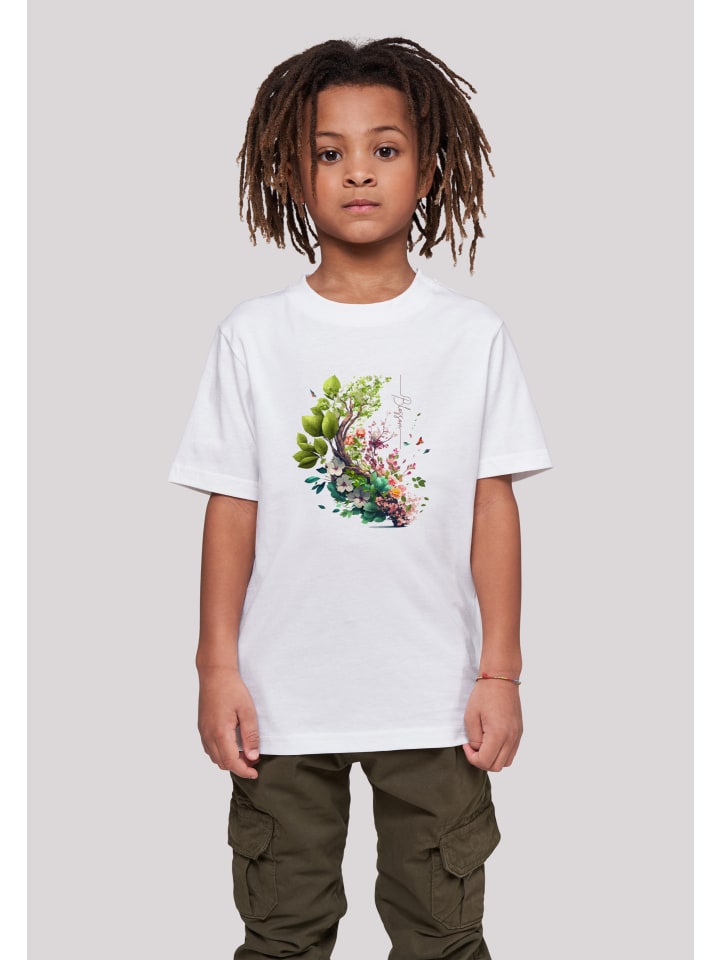 F4NT4STIC T-Shirt Baum mit Blumen Tee Unisex in weiß günstig kaufen |  limango