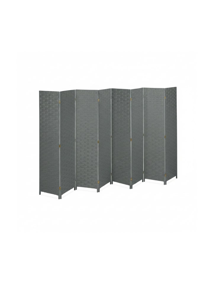 Paravent in Grau - (B)320 x (H)170cm