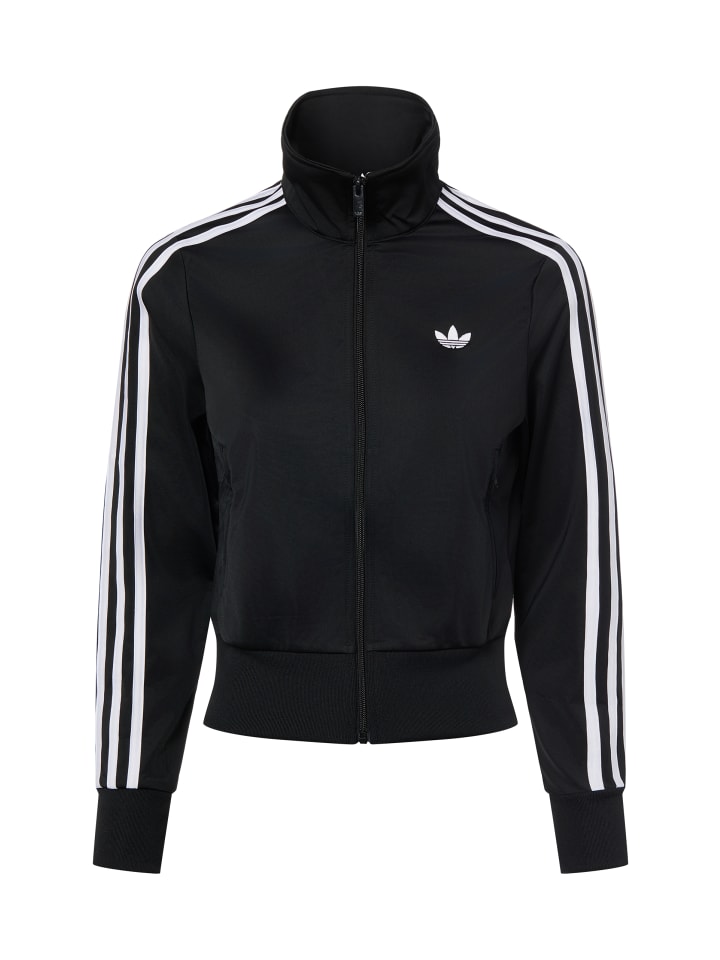 Sweatjacke in schwarz - 0001