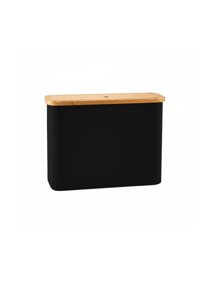 Toilettenpapier Aufbewahrung in Schwarz - (B)45 x (H)34,5 x (T)15 cm