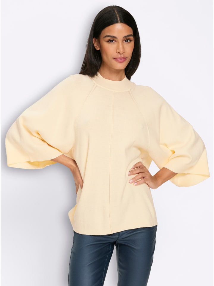 Pullover in champagner