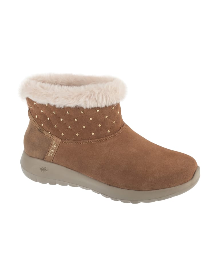Skechers Slip-Ins: On-The-Go Joy - Cozy Shimmer in Braun