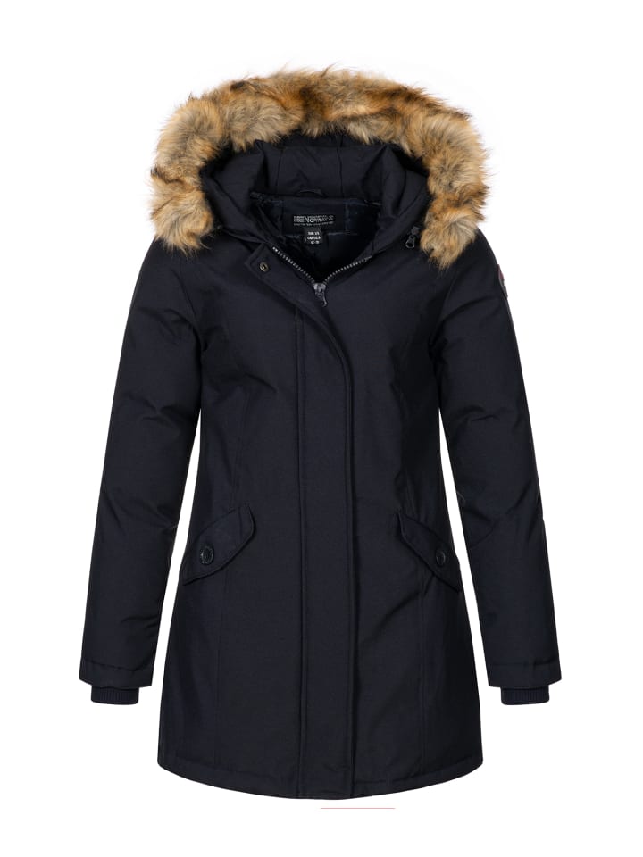Winterjacke in Navy