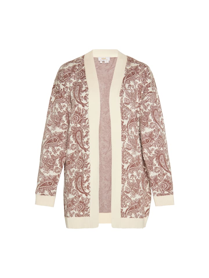 Women Cardigan in offwhite multicolor