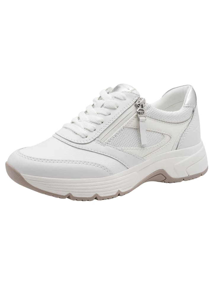 Wide Fit Sneaker in WHITE