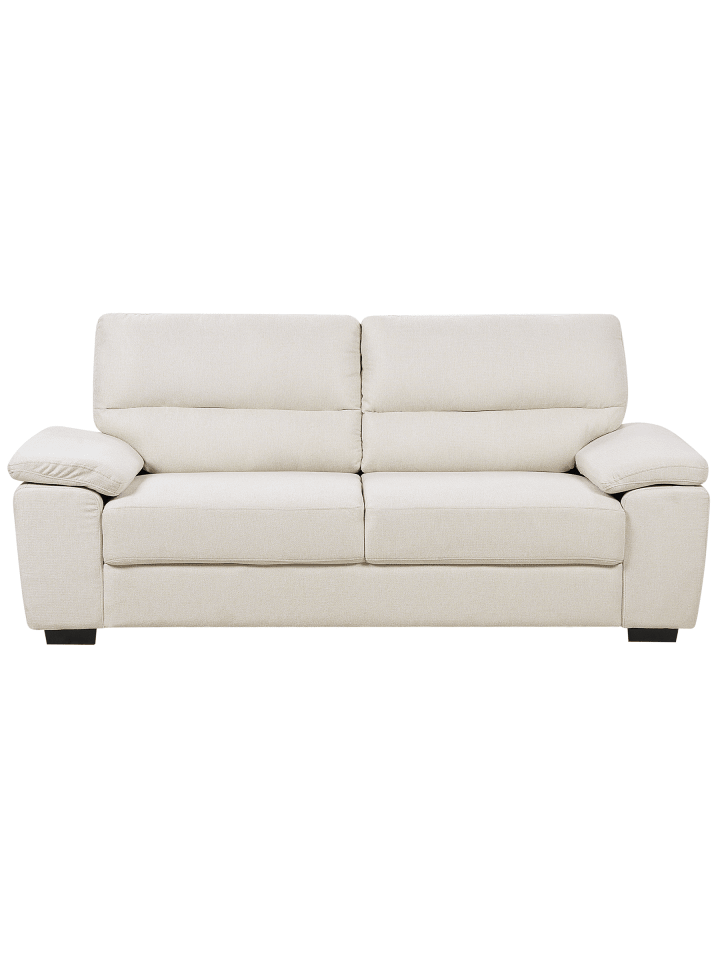 3-Sitzer Sofa VOGAR in Beige/Schwarz - (W) 195 x (H) 90 x (L) 74 cm
