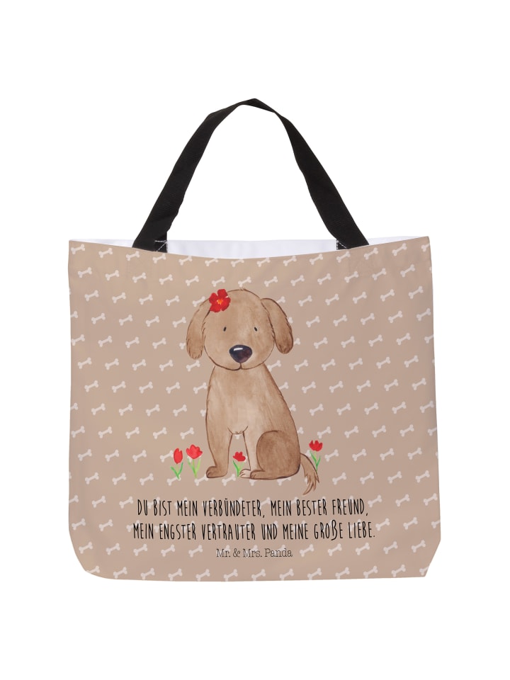 Shopping Bag Hund Dame mit Spruch in Hundeglück