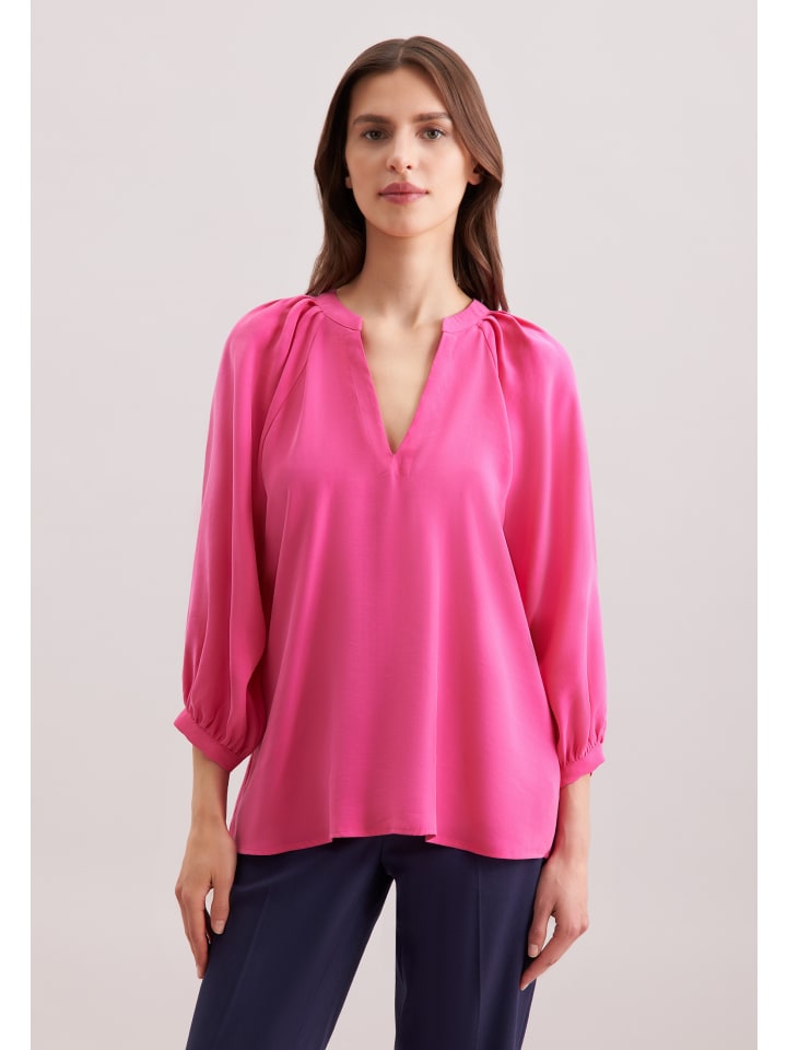 Shirtbluse Oversized in Rot