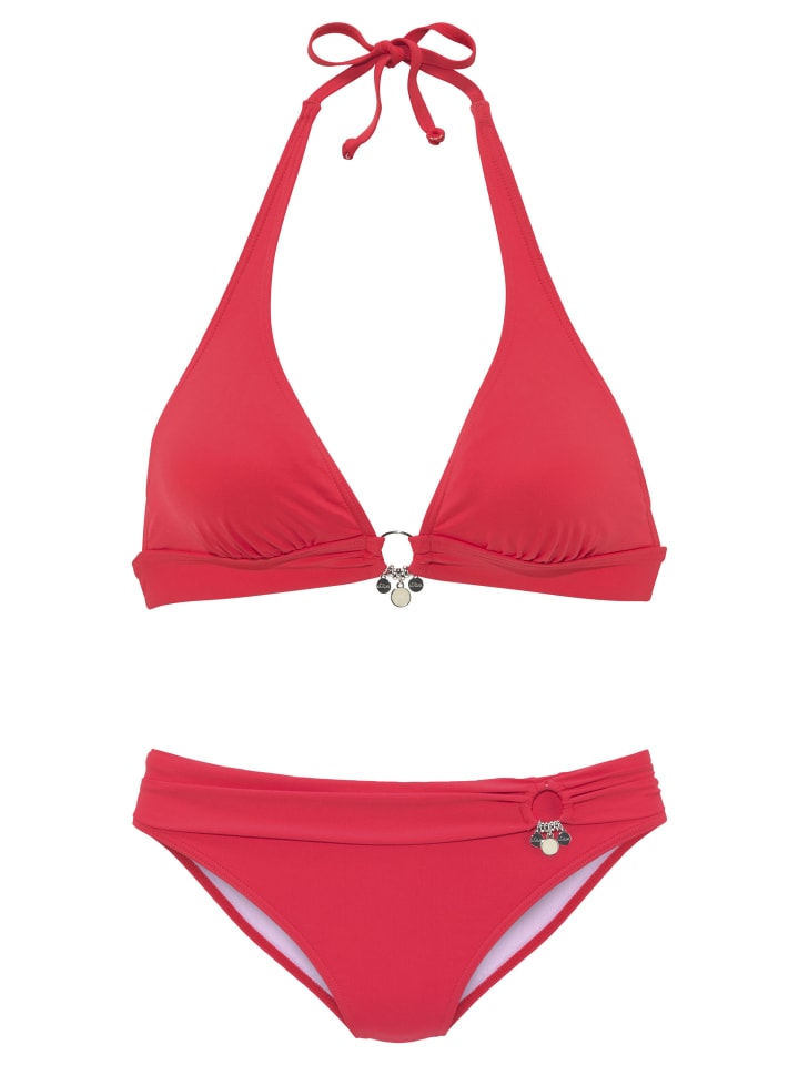 Triangel-Bikini in rot