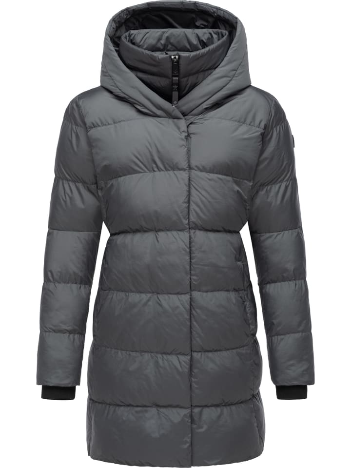 Steppmantel Niara in Dark Grey