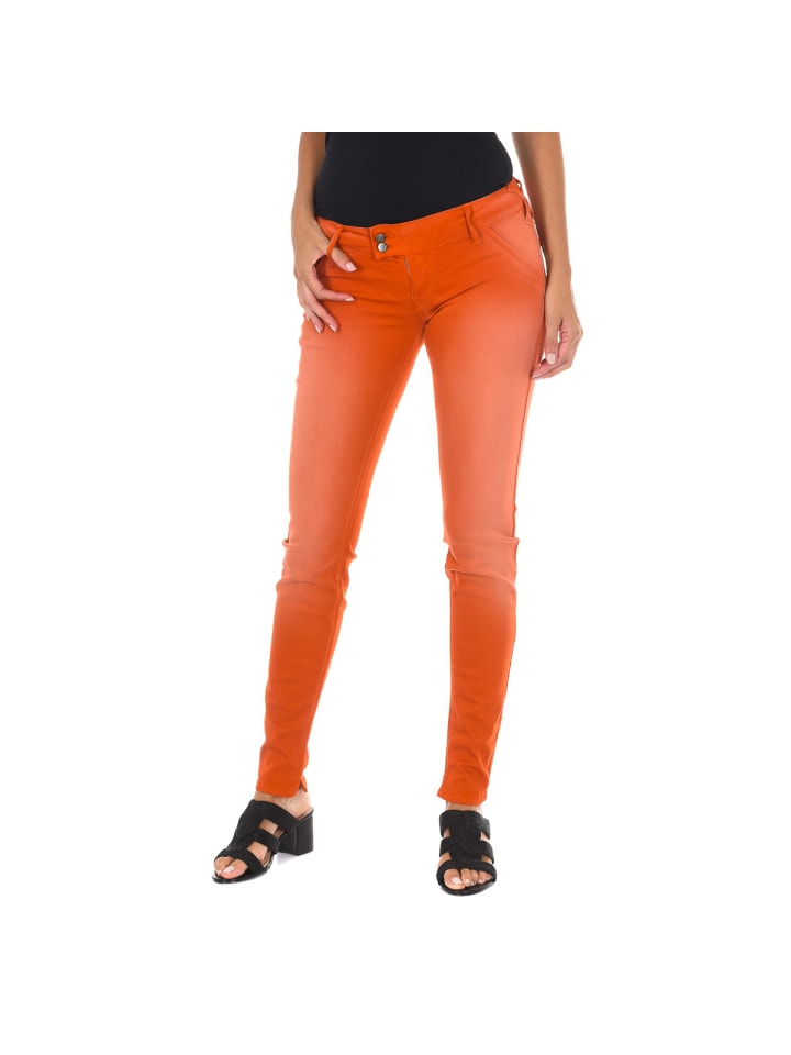 Jeans in Orange