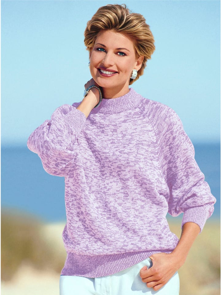 Pullover in flieder