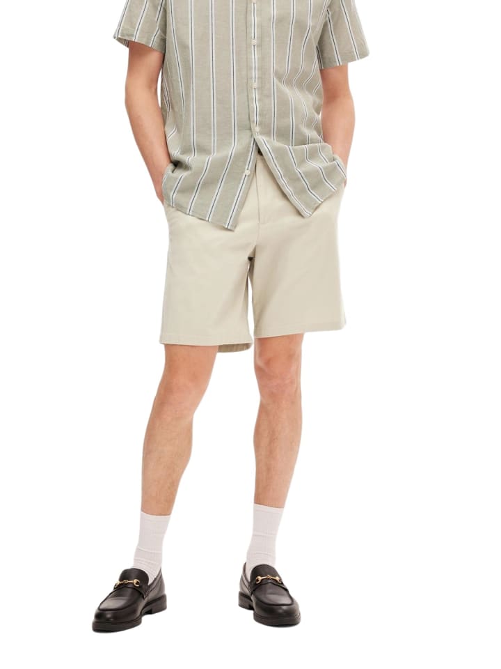 Short SLHREGULAR BILL FLEX regular/straight in Beige