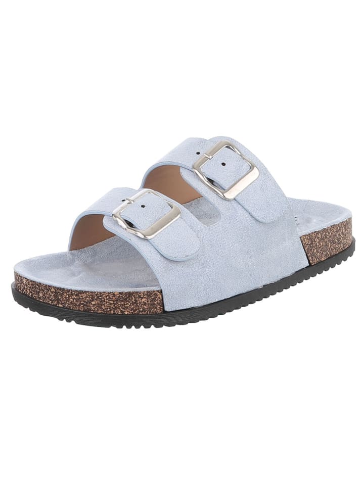 Sandale & Sandalette in Hellblau