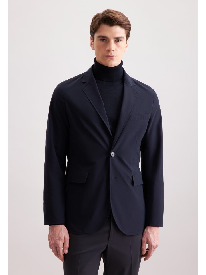 Jacke Regular in Dunkelblau