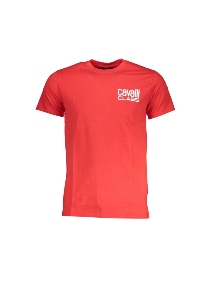 Rot Baumwolle Herren T-Shirt