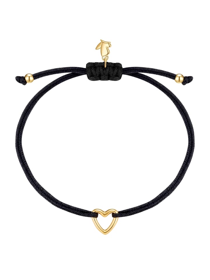Armband Herz aus Edelstahl in gelbgold