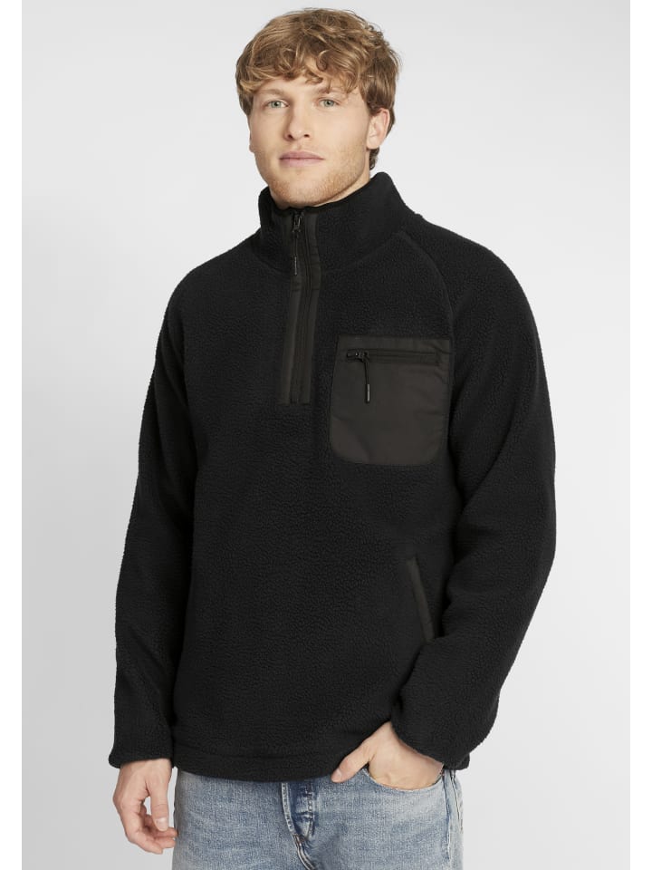 Fleecejacke IDTrout in Schwarz