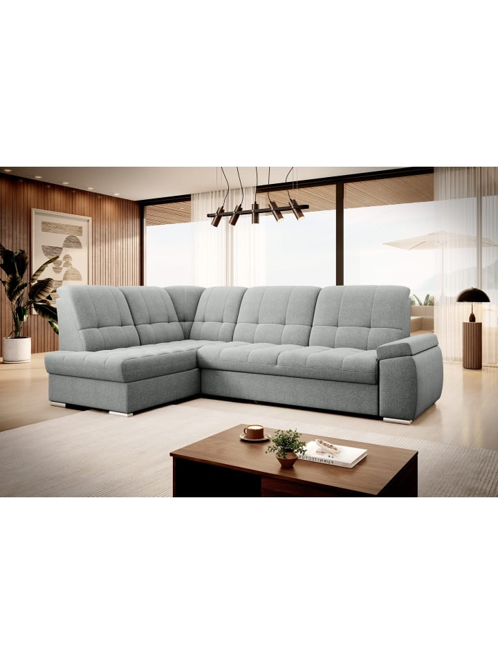 Saido Recamiere Links in Charcoal -  (L) 272 x (B) 272 x (H) 95 cm