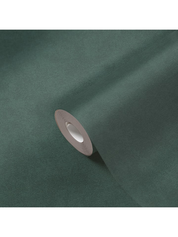 Tapete Soft Texture in Grün 
