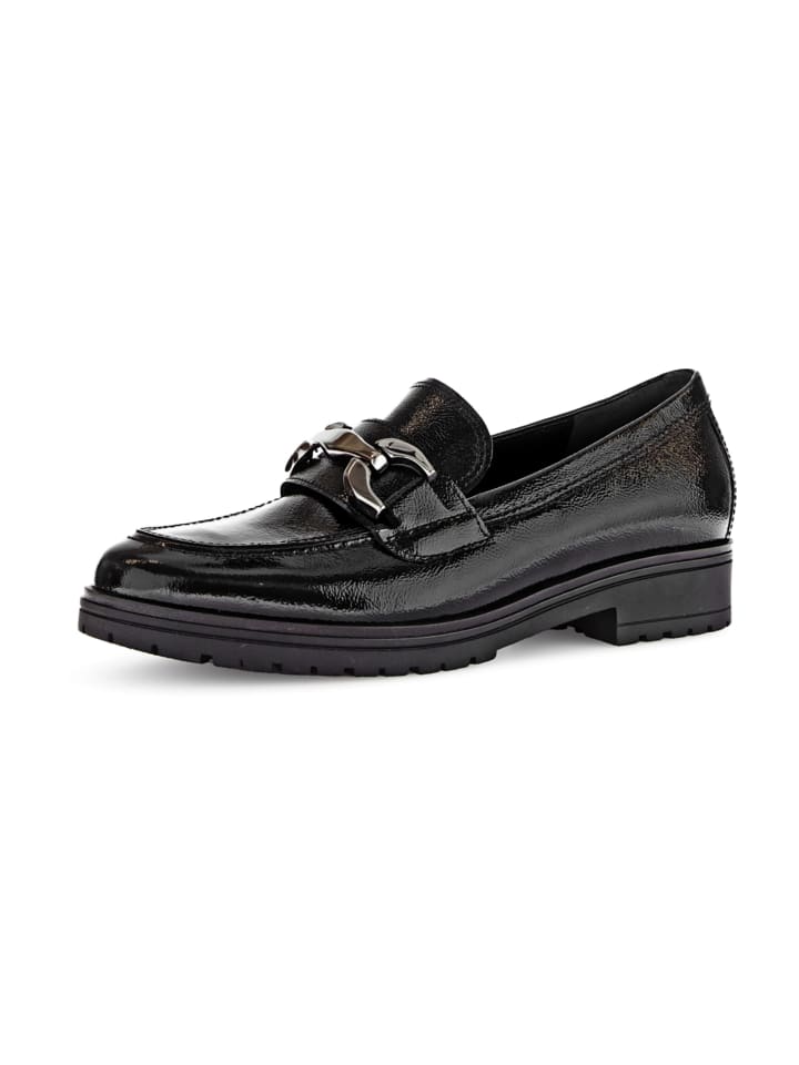 Hochfront Slipper in Schwarz
